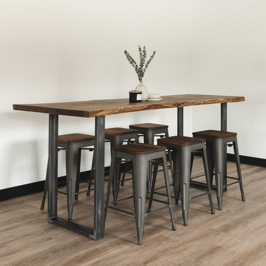 Why a Live Edge Bar Table and Stools is the Perfect Choice for Your Next Home Renovation - FargoWoodworks