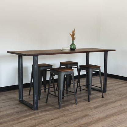 Black Walnut High Top Table - FargoWoodworks