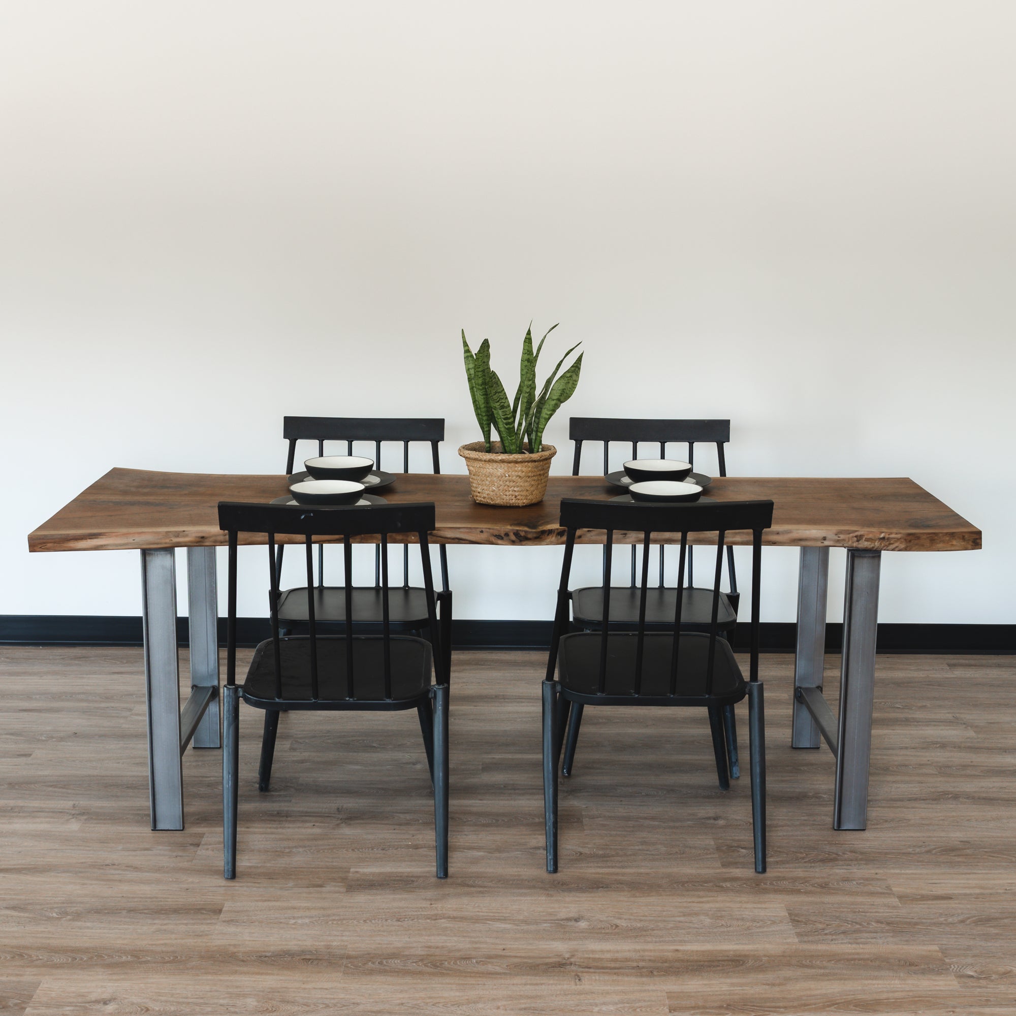 Black Walnut Live Edge Dining Table - FargoWoodworks