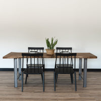 Black Walnut Live Edge Dining Table - FargoWoodworks
