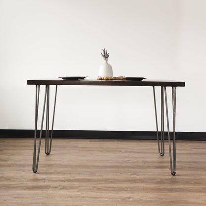 Ready to Ship | The Hairpin Dining Table - FargoWoodworks