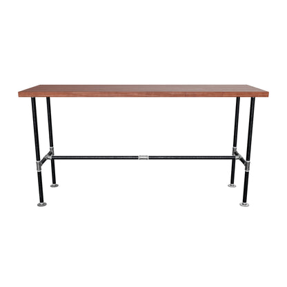 Industrial HardWood Sofa Bar Table