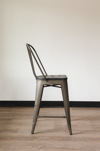 The Industrial Bar Chair - FargoWoodworks