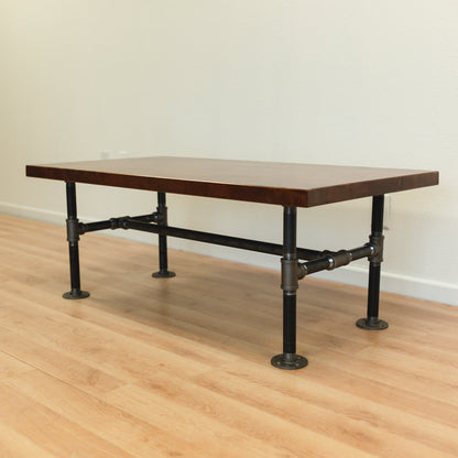 The Industrial Hardwood Coffee Table - FargoWoodworks