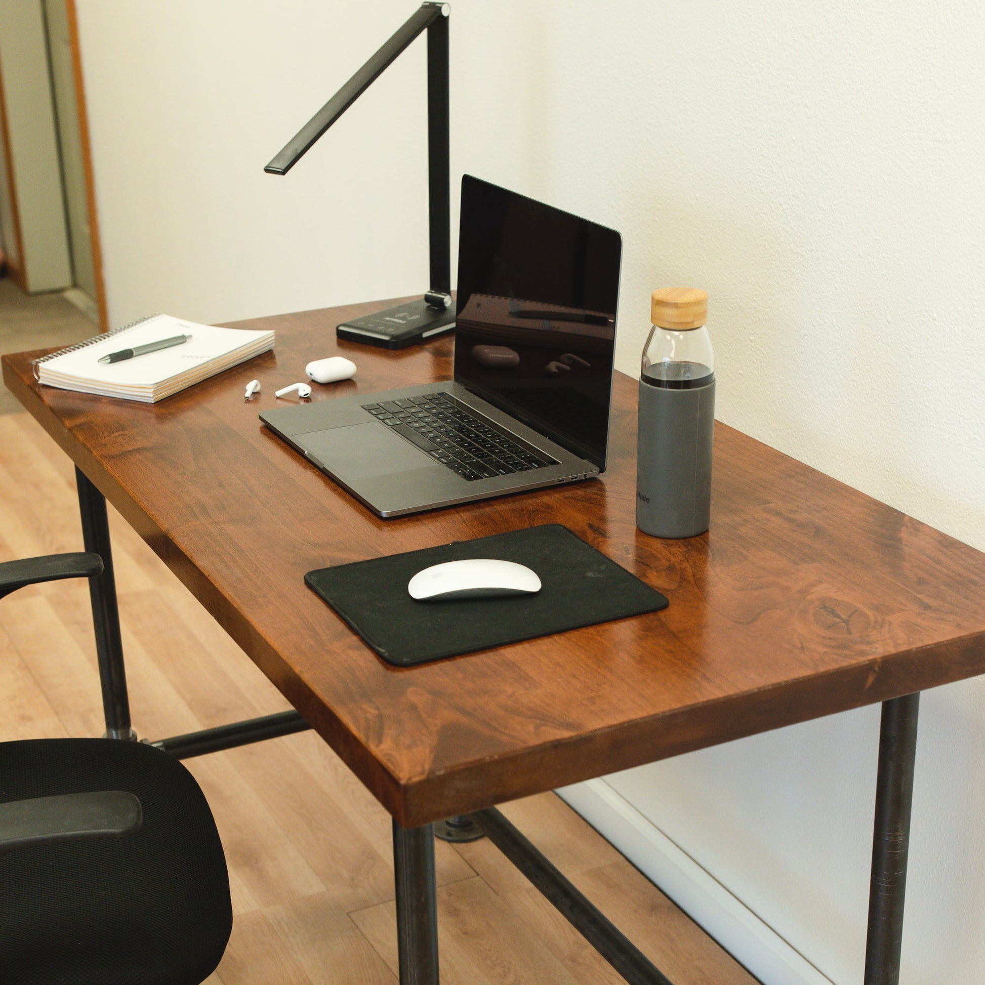 Brooklyn + Max Argyle Wood Modern Industrial 72 inch Wide Wide Desk in  White 