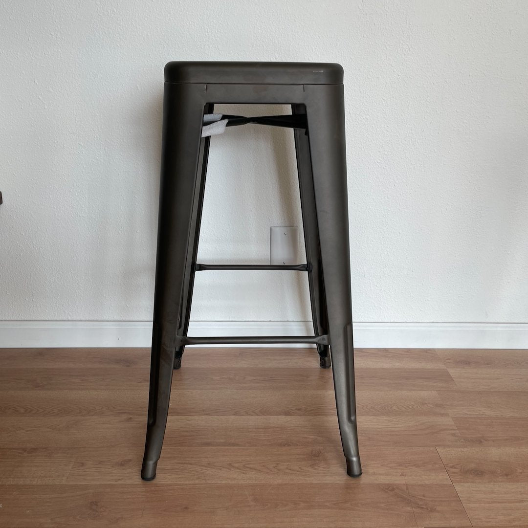 The Industrial Metal Bar Stool - FargoWoodworks