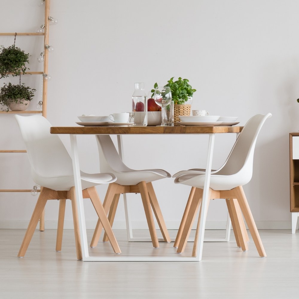The Reverse Trapezoid Kitchen Table - FargoWoodworks