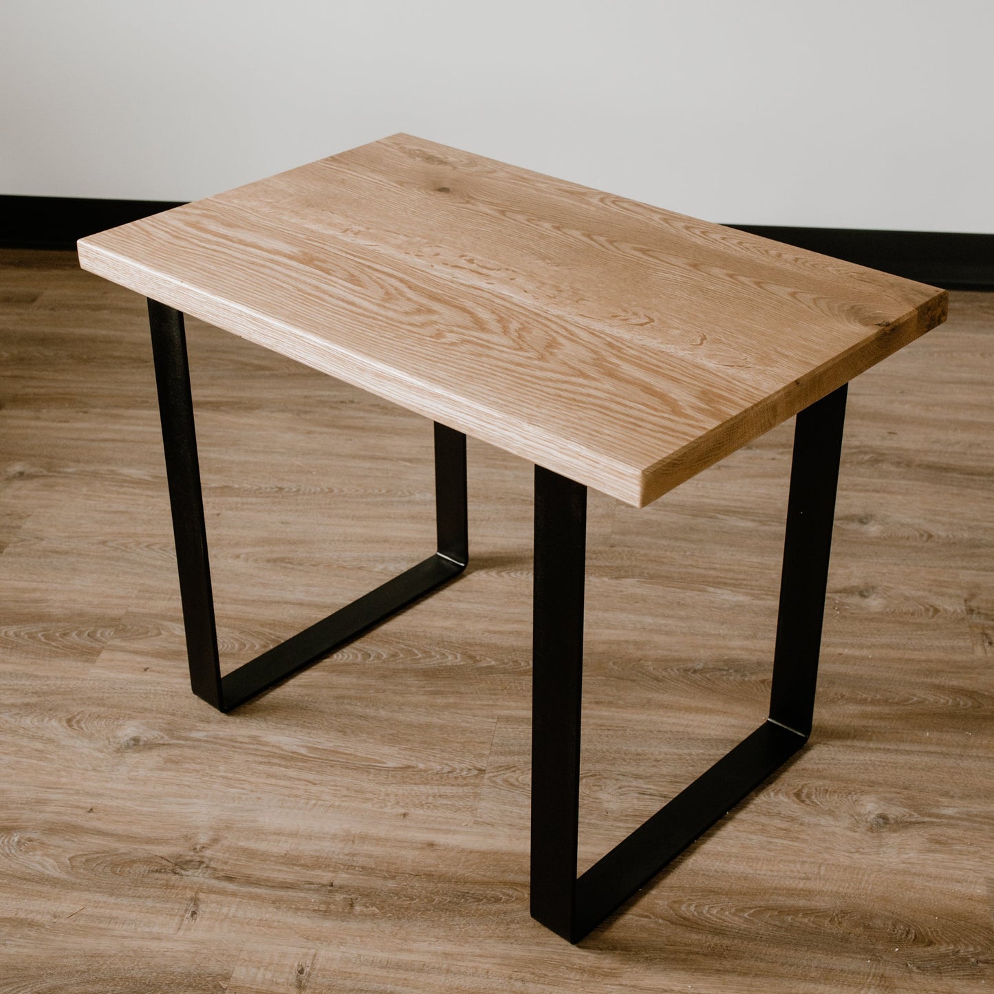 White Oak U-shaped End Table - FargoWoodworks
