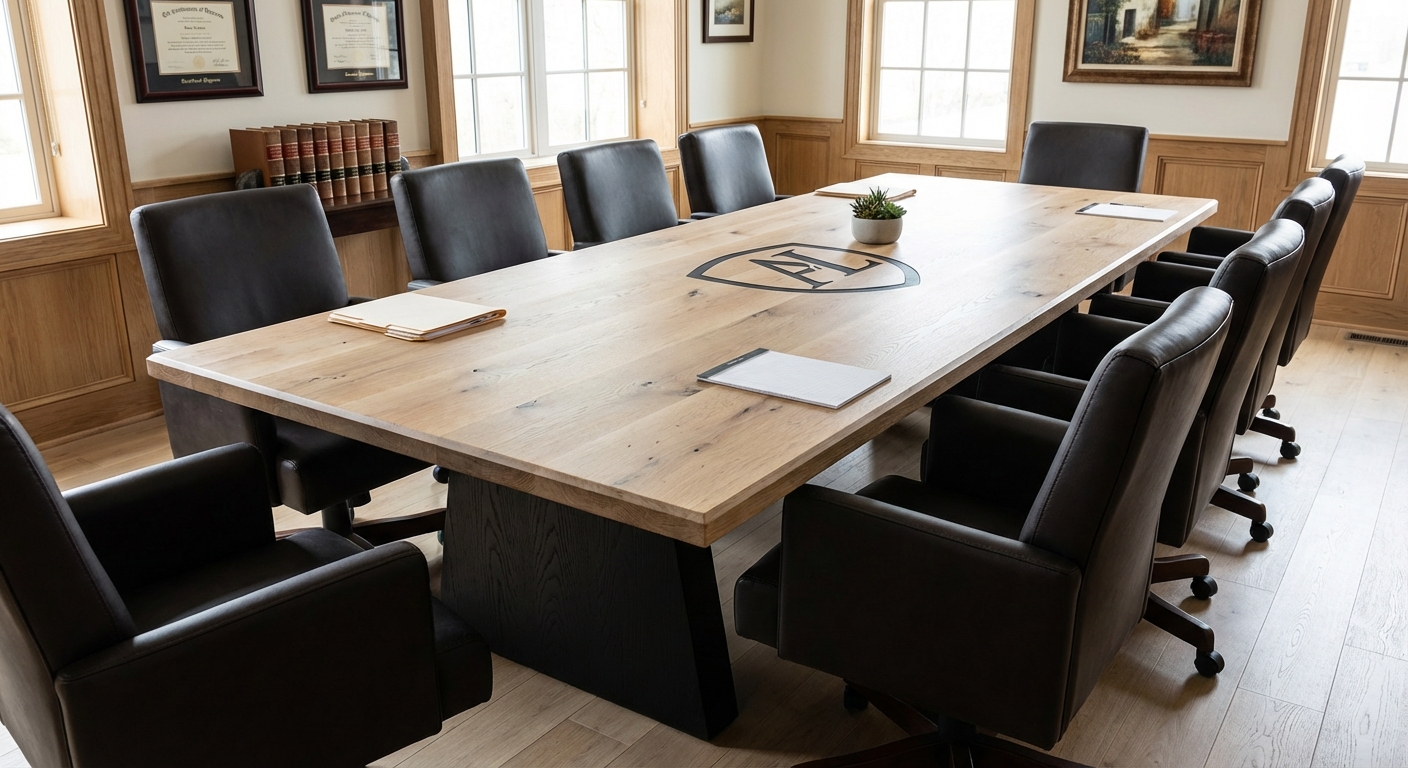 White Oak - Rubio Natural Finish Conference Table