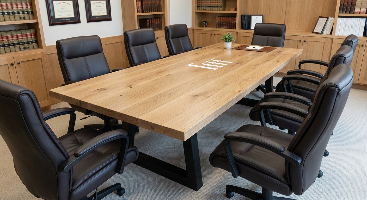 White Oak - Rubio Natural Finish Conference Table