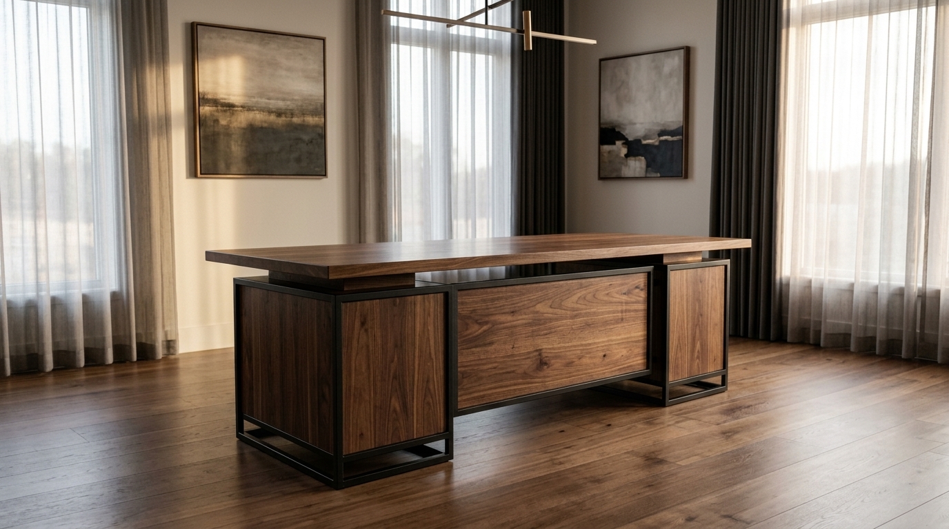 Hartford executive desk in a private office