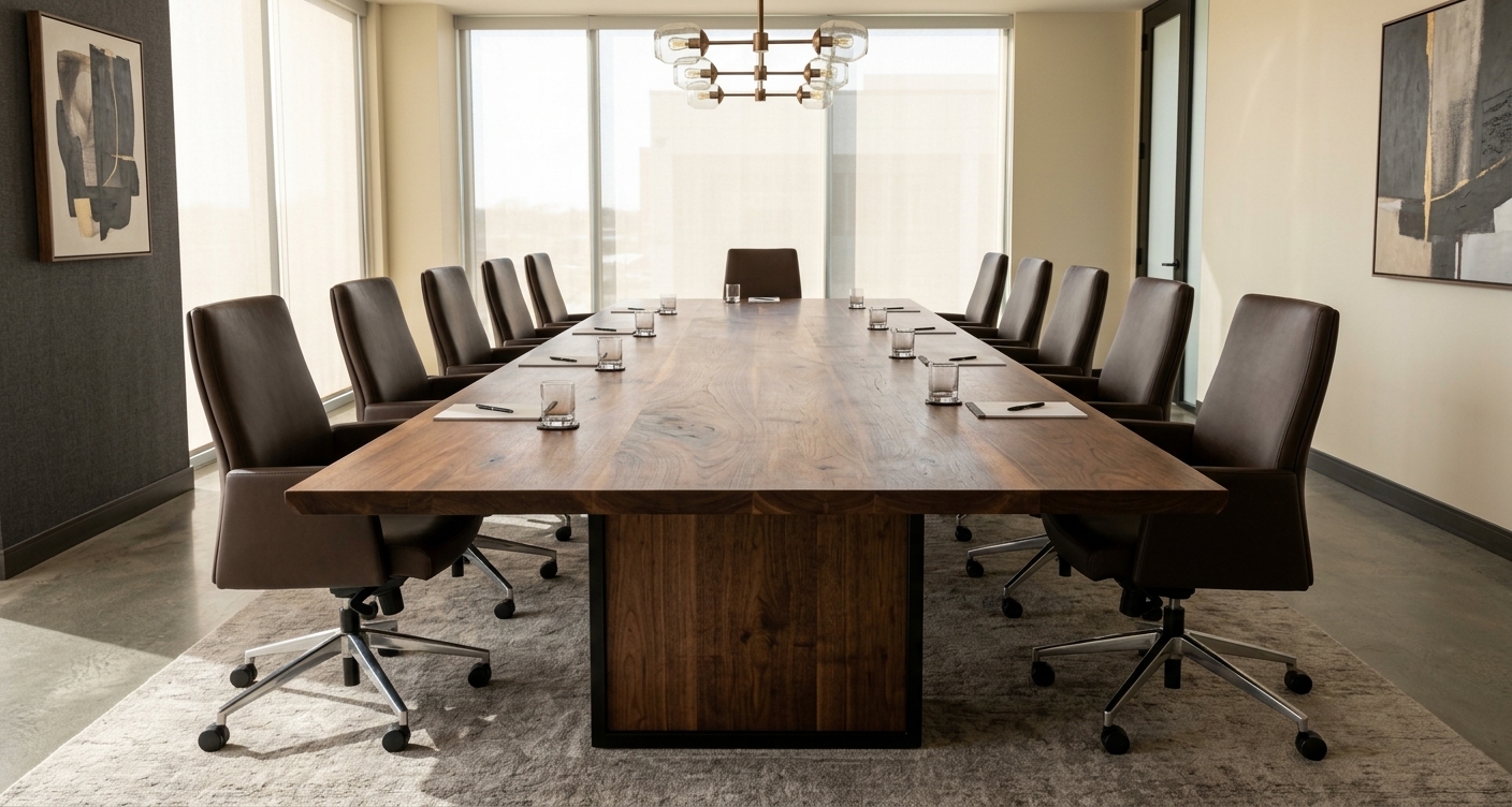 Hartford Conference Table in an executive boardroom
